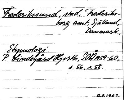 Bild på arkivkortet för arkivposten Frederikssund