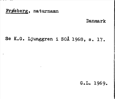Bild på arkivkortet för arkivposten Frøsberg