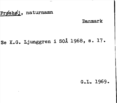 Bild på arkivkortet för arkivposten Frøshøj