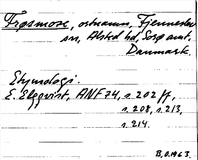 Bild på arkivkortet för arkivposten Frøsmose