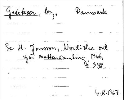 Bild på arkivkortet för arkivposten Gadekør