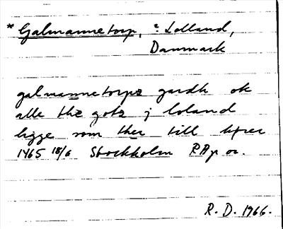 Bild på arkivkortet för arkivposten Galmannetorp
