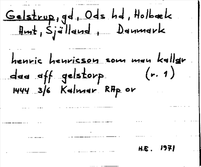 Bild på arkivkortet för arkivposten Gelstrup