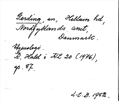 Bild på arkivkortet för arkivposten Gerding