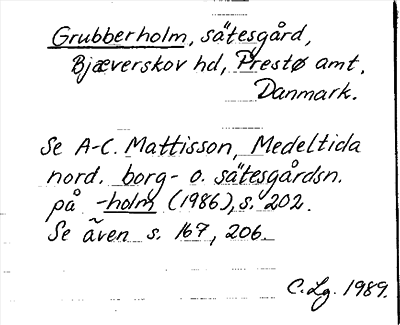 Bild på arkivkortet för arkivposten Grubberholm