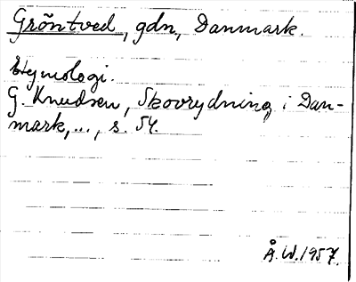 Bild på arkivkortet för arkivposten Gröntved