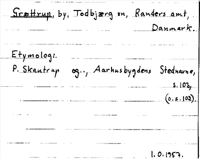 Bild på arkivkortet för arkivposten Grøttrup