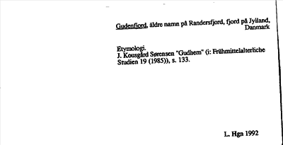 Bild på arkivkortet för arkivposten Gudenfjord