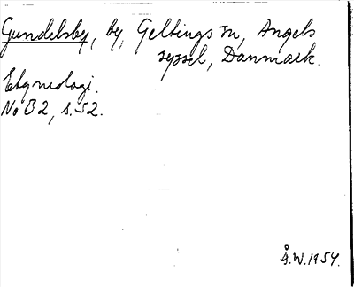 Bild på arkivkortet för arkivposten Gundelsby