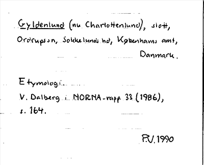 Bild på arkivkortet för arkivposten Gyldenlund