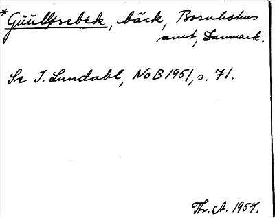 Bild på arkivkortet för arkivposten Güüllørebek