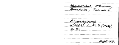 Bild på arkivkortet för arkivposten Hammershus