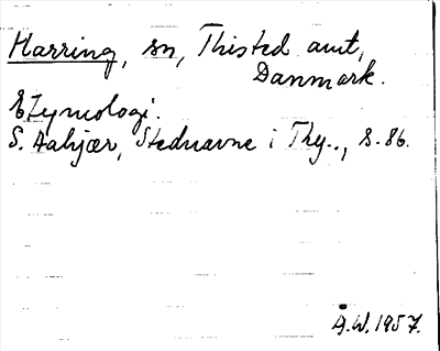 Bild på arkivkortet för arkivposten Harring