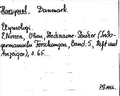 Bild på arkivkortet för arkivposten Harsyssel