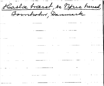 Bild på arkivkortet för arkivposten Haslæ hæret, se Nørre herred