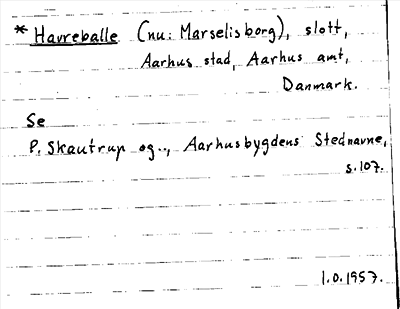 Bild på arkivkortet för arkivposten Havreballe