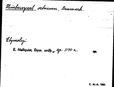 Bild på arkivkortet för arkivposten Heinbersyssel