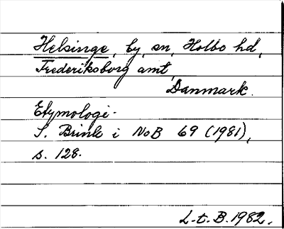 Bild på arkivkortet för arkivposten Helsinge