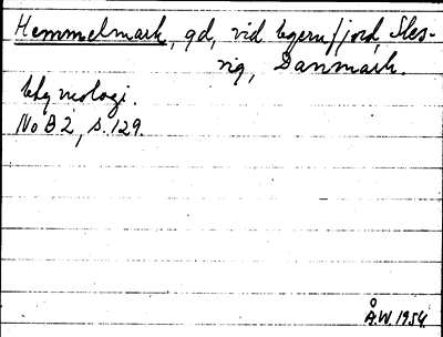 Bild på arkivkortet för arkivposten Hemmelmark