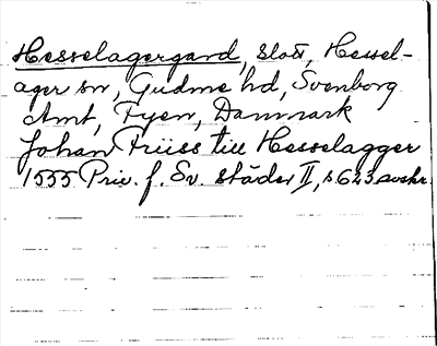 Bild på arkivkortet för arkivposten Hesselagergard