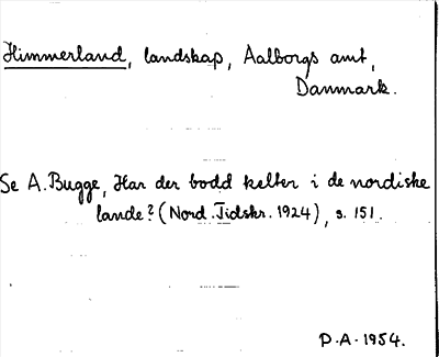 Bild på arkivkortet för arkivposten Himmerland
