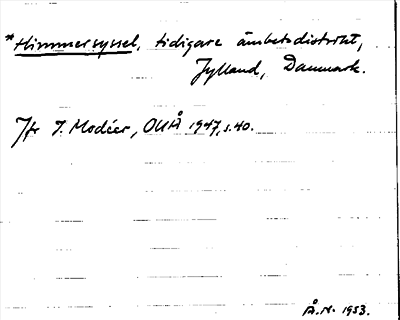 Bild på arkivkortet för arkivposten Himmersyssel