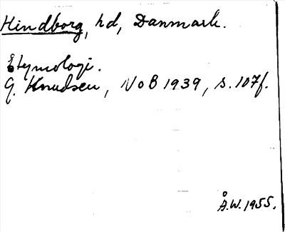 Bild på arkivkortet för arkivposten Hindborg