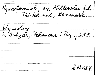 Bild på arkivkortet för arkivposten Hjardemaal