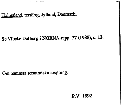 Bild på arkivkortet för arkivposten Holmsland
