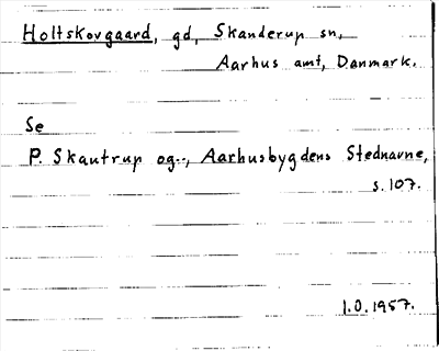 Bild på arkivkortet för arkivposten Holtskovgaard