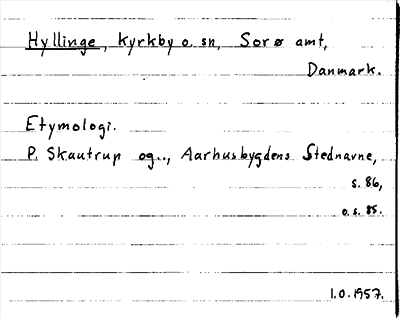 Bild på arkivkortet för arkivposten Hyllinge
