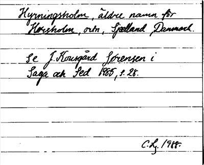 Bild på arkivkortet för arkivposten Hyrningsholm