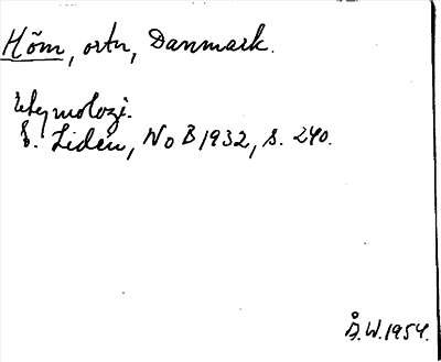 Bild på arkivkortet för arkivposten Höm