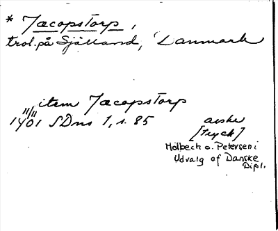 Bild på arkivkortet för arkivposten Jæcopstorp