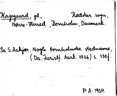 Bild på arkivkortet för arkivposten Kagsgaard