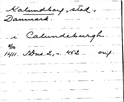 Bild på arkivkortet för arkivposten Kalundborg