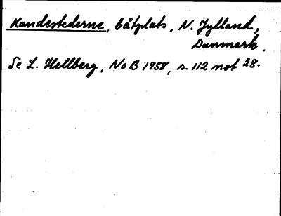 Bild på arkivkortet för arkivposten Kandestederne