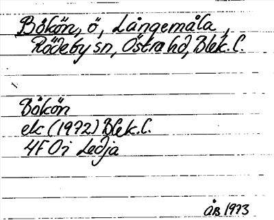 Bild på arkivkortet för arkivposten Bökön