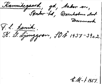 Bild på arkivkortet för arkivposten Kannikegaard