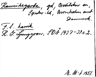 Bild på arkivkortet för arkivposten Kannikegærde