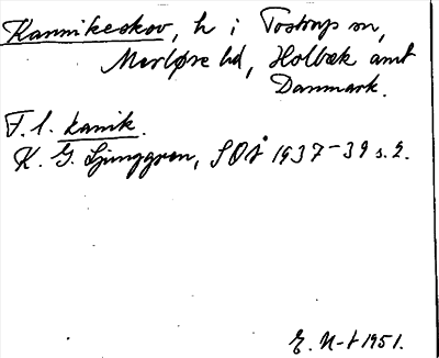 Bild på arkivkortet för arkivposten Kannikeskov