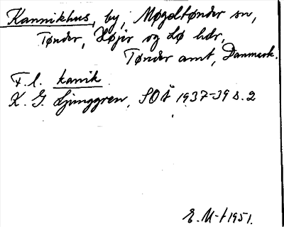 Bild på arkivkortet för arkivposten Kannikhus
