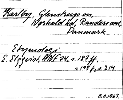 Bild på arkivkortet för arkivposten Karlby