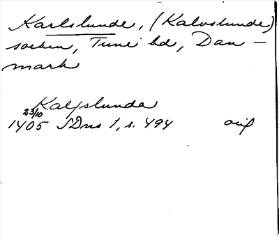 Bild på arkivkortet för arkivposten Karlsunde