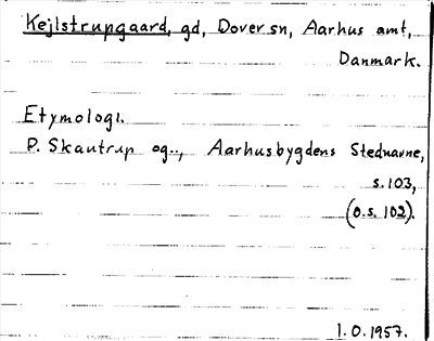 Bild på arkivkortet för arkivposten Kejlstrupgaard