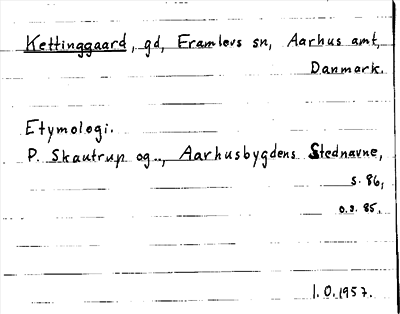 Bild på arkivkortet för arkivposten Kettinggaard