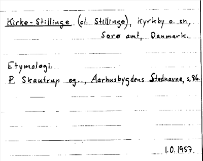 Bild på arkivkortet för arkivposten Kirke-Stillinge