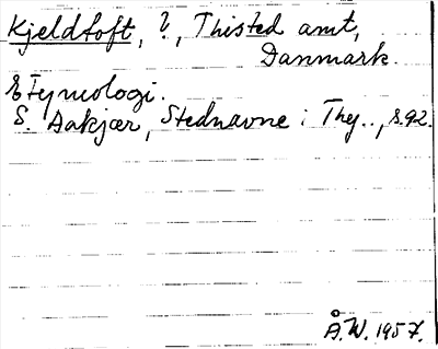 Bild på arkivkortet för arkivposten Kjeldtoft