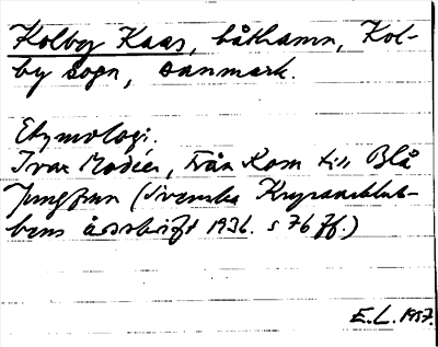 Bild på arkivkortet för arkivposten Kolby Kaas