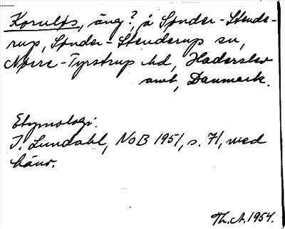 Bild på arkivkortet för arkivposten Koruløs
